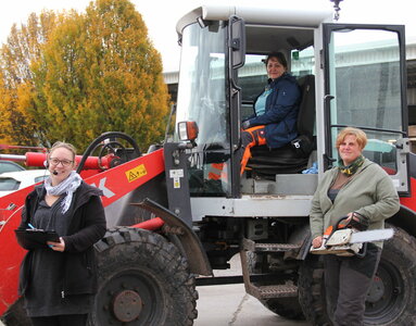 Mitarbeiterinnen im Bauhof